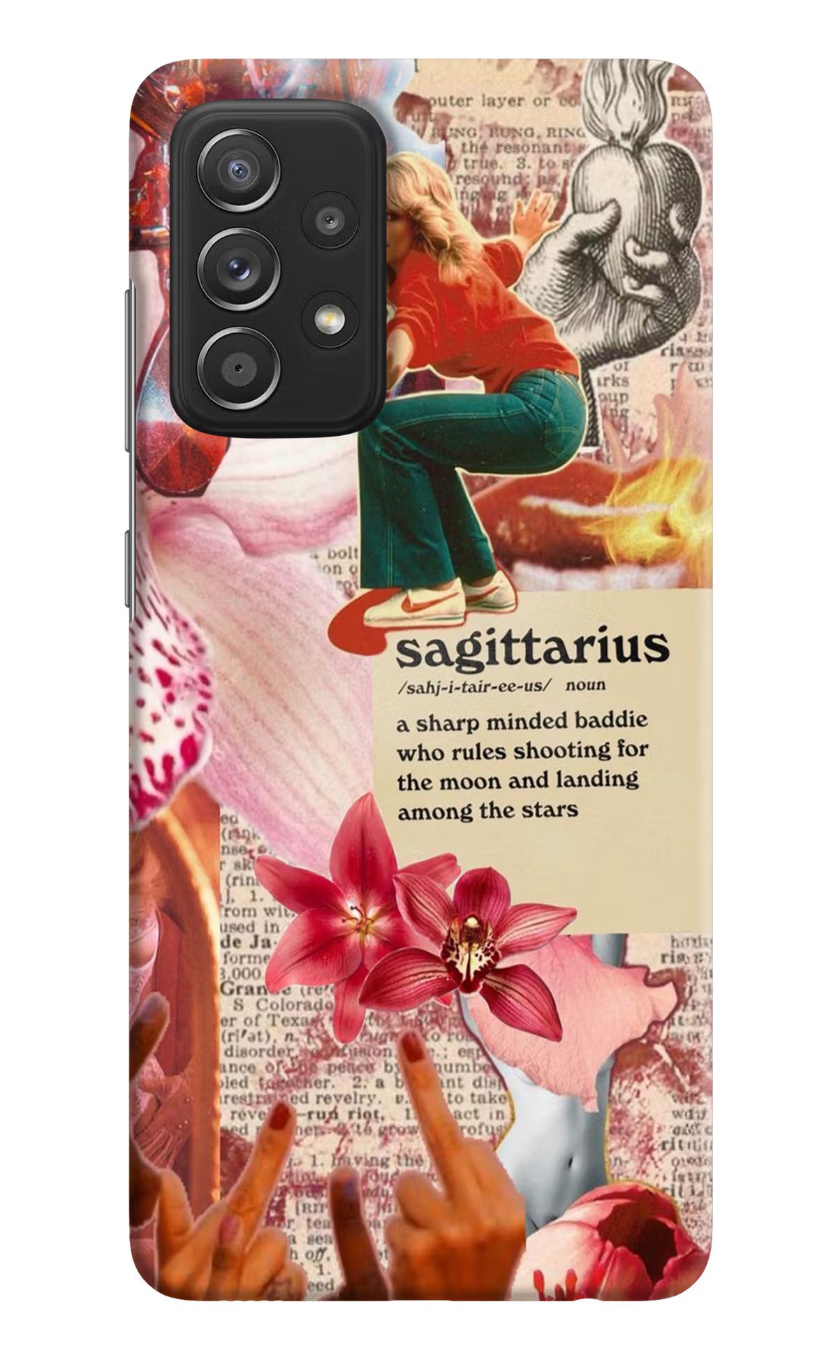 Sagittarius Zodiac Samsung A52/A52s 5G Hard Case Back Cover by Casekaro