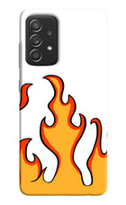 Fired Up – White Samsung A52/A52s 5G Hard Case Back Cover by Casekaro