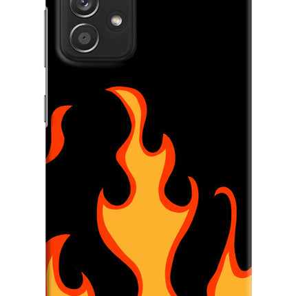Fired Up – Black Samsung A52/A52s 5G Hard Case Back Cover by Casekaro