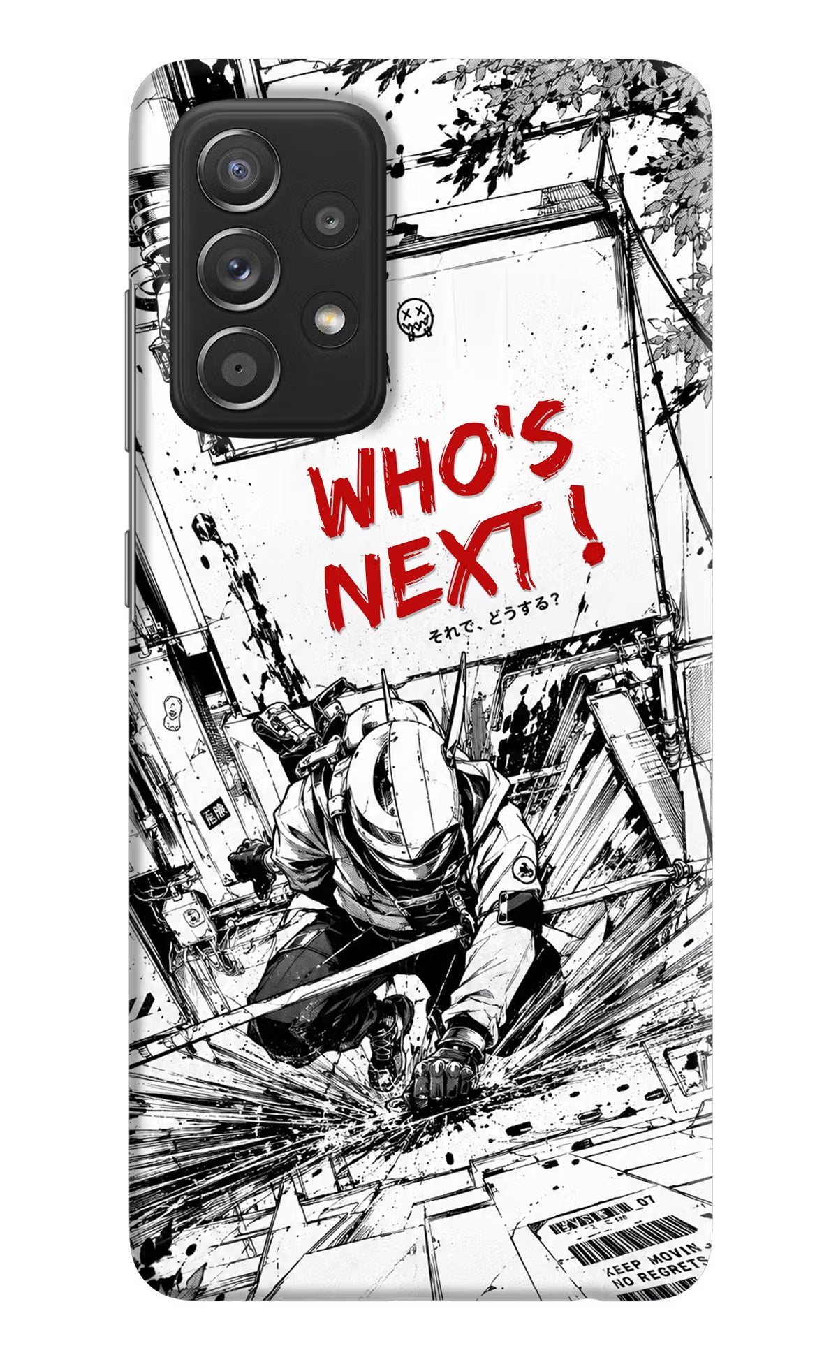 Who's Next Samsung A52/A52s 5G Hard Case Back Cover by Casekaro