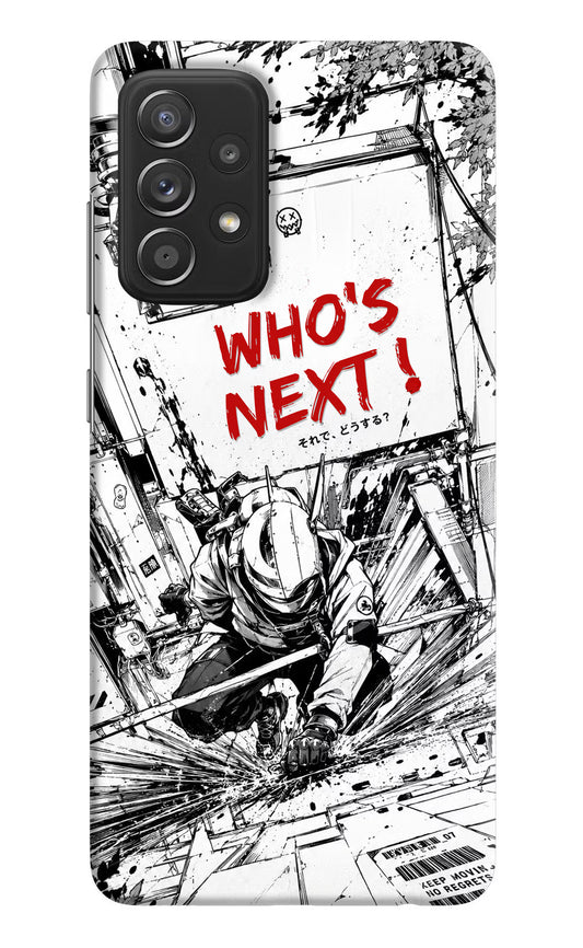 Who's Next Samsung A52/A52s 5G Hard Case Back Cover by Casekaro