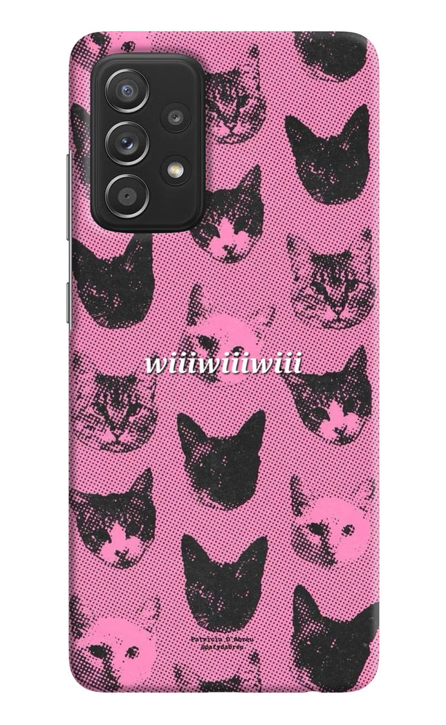 Pink Cats Samsung A52/A52s 5G Hard Case Back Cover by Casekaro