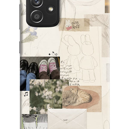 Soft Aesthetic Samsung A52/A52s 5G Hard Case Back Cover by Casekaro