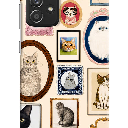 Mirror Cats Samsung A52/A52s 5G Hard Case Back Cover by Casekaro