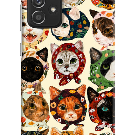 Cool Cat Samsung A52/A52s 5G Hard Case Back Cover by Casekaro