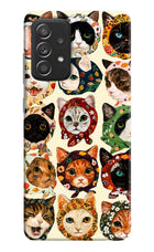 Cool Cat Samsung A52/A52s 5G Hard Case Back Cover by Casekaro