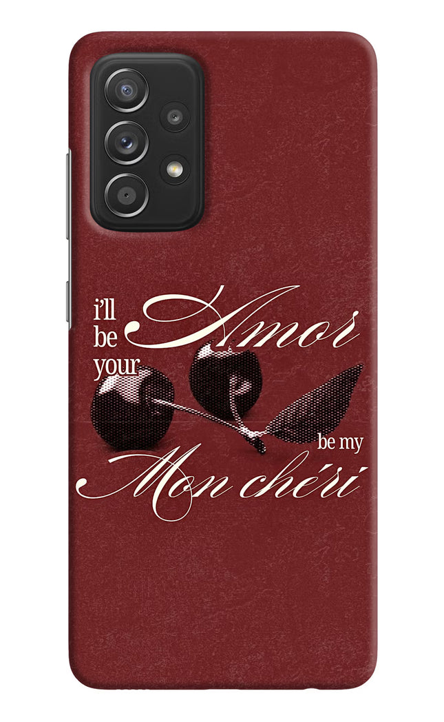 Velvet Cherry Samsung A52/A52s 5G Hard Case Back Cover by Casekaro