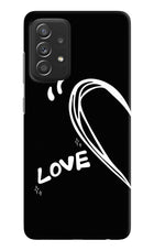 Love Line Samsung A52/A52s 5G Hard Case Back Cover by Casekaro