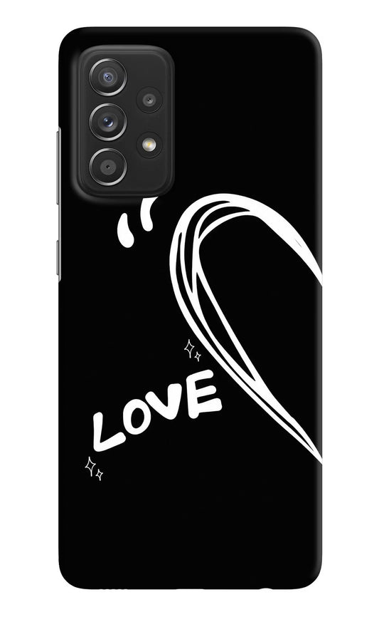 Love Line Samsung A52/A52s 5G Hard Case Back Cover by Casekaro