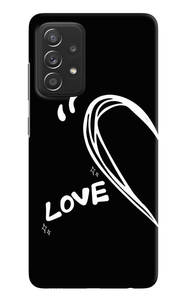 Love Line Samsung A52/A52s 5G Hard Case Back Cover by Casekaro