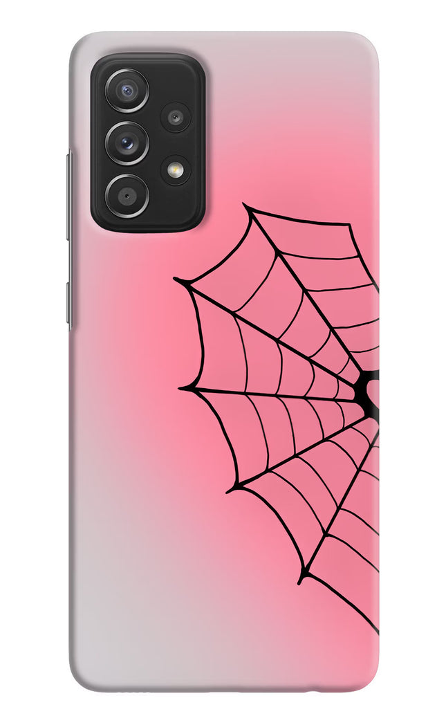Pink Web Samsung A52/A52s 5G Hard Case Back Cover by Casekaro