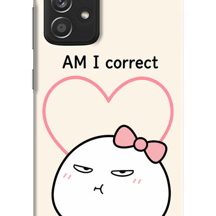 Always Right Samsung A52/A52s 5G Hard Case Back Cover by Casekaro