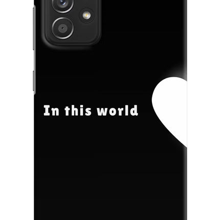 This World Samsung A52/A52s 5G Hard Case Back Cover by Casekaro