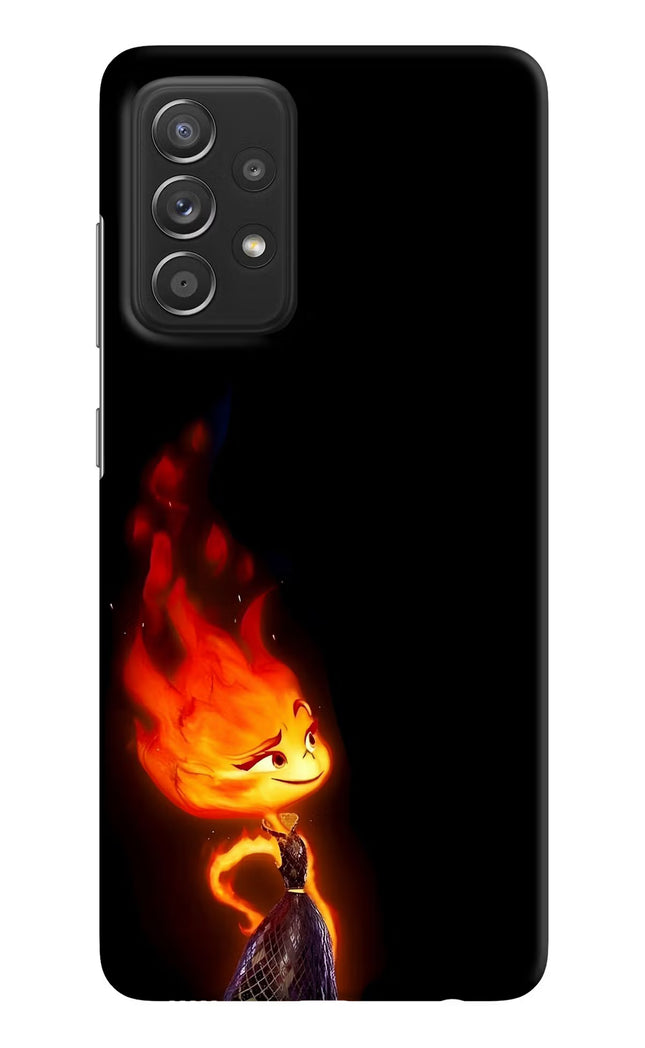 Ember Flame Samsung A52/A52s 5G Hard Case Back Cover by Casekaro