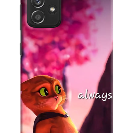 Always Cat Samsung A52/A52s 5G Hard Case Back Cover by Casekaro