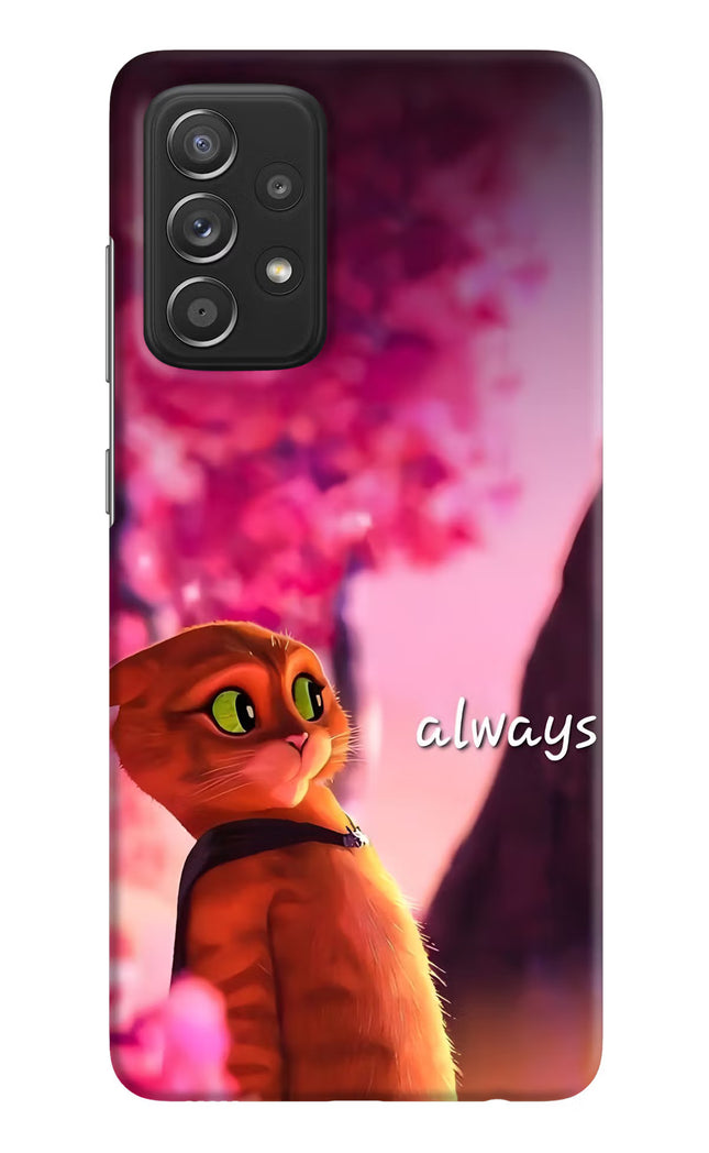 Always Cat Samsung A52/A52s 5G Hard Case Back Cover by Casekaro