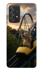 Rollercoaster Dog Samsung A52/A52s 5G Hard Case Back Cover by Casekaro