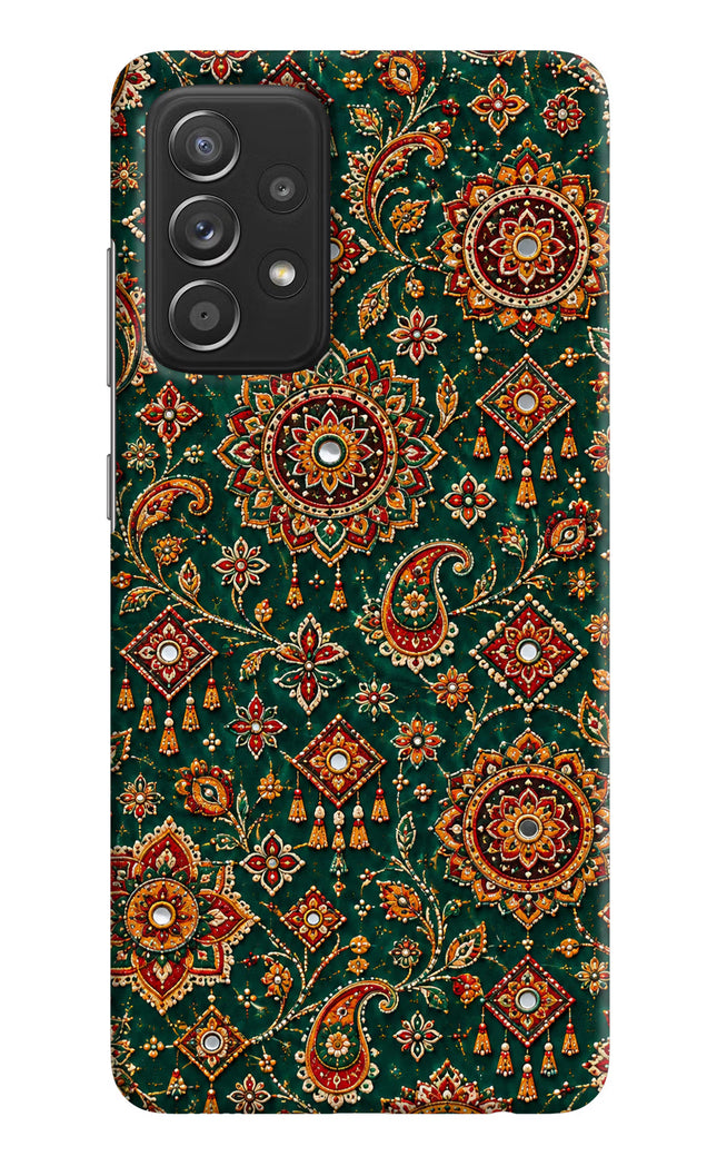 Green Pataka Samsung A52/A52s 5G Hard Case Back Cover by Casekaro