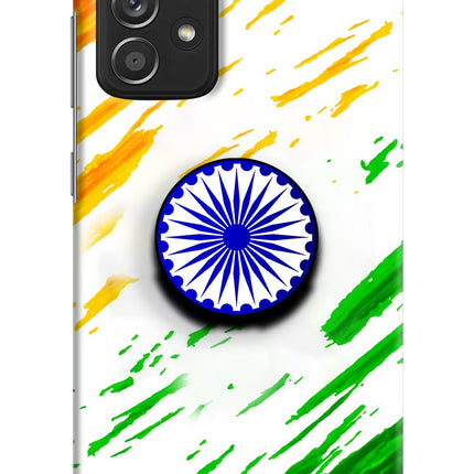 Indian Flag Ashoka Chakra Samsung A52/A52s 5G Pop Case by Casekaro