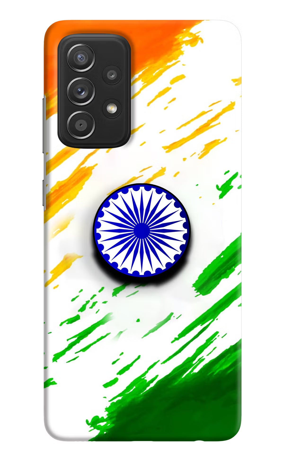 Indian Flag Ashoka Chakra Samsung A52/A52s 5G Pop Case by Casekaro