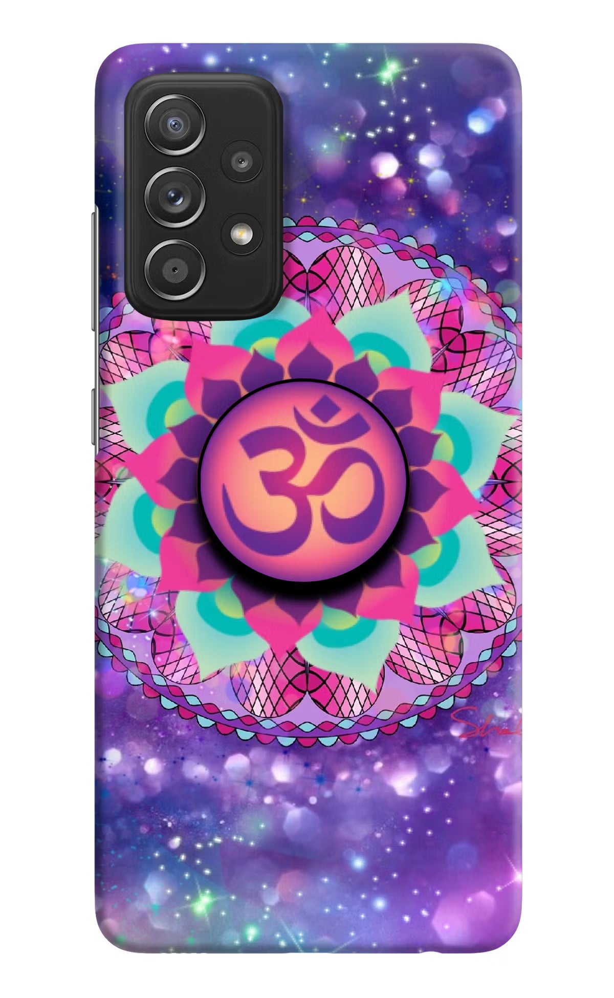 Om Purple Samsung A52/A52s 5G Pop Case by Casekaro