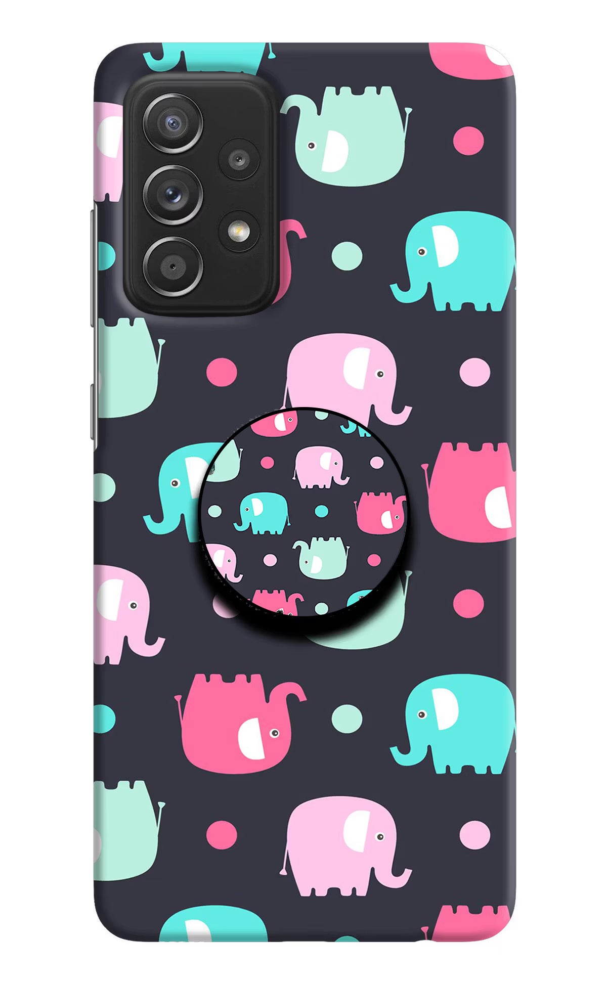 Baby Elephants Samsung A52/A52s 5G Pop Case by Casekaro