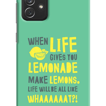 Quote Samsung A72 Hard Case Back Cover by Casekaro