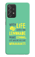 Quote Samsung A72 Hard Case Back Cover by Casekaro
