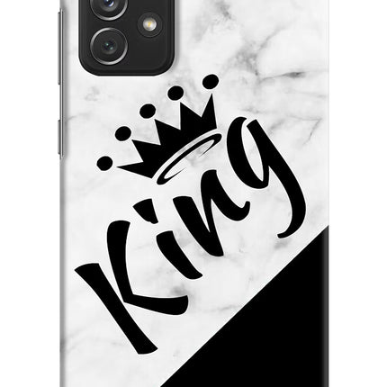 King Samsung A72 Hard Case Back Cover by Casekaro