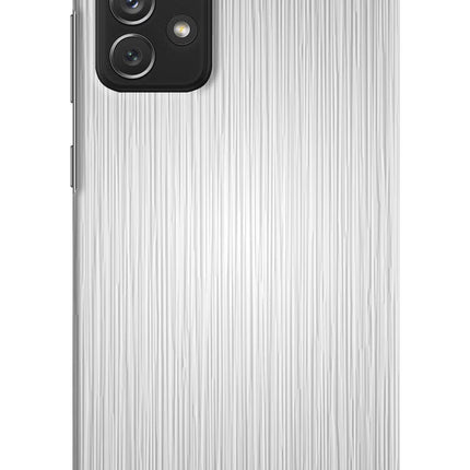 Wooden Grey Texture Samsung A72 Hard Case Back Cover by Casekaro