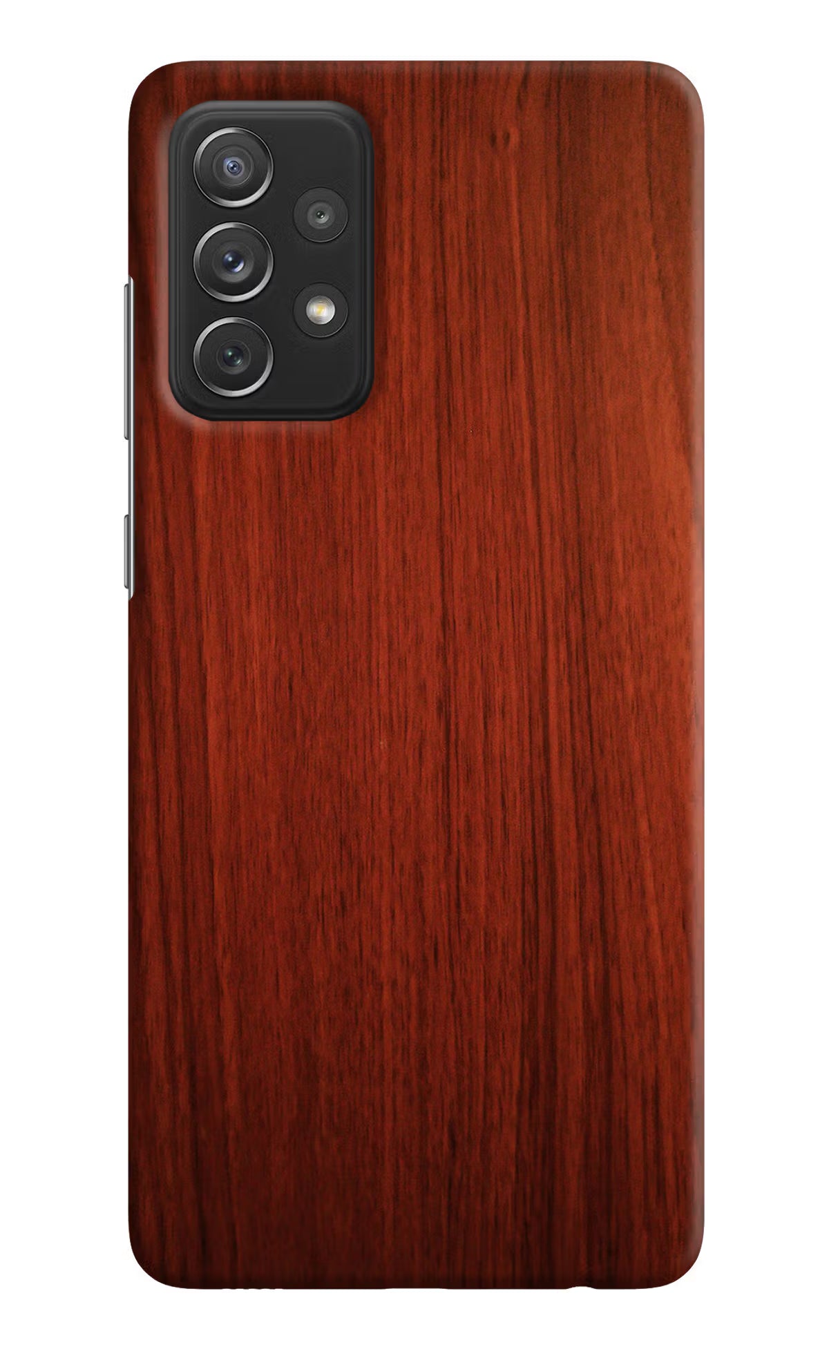 Wooden Plain Pattern Samsung A72 Hard Case Back Cover by Casekaro