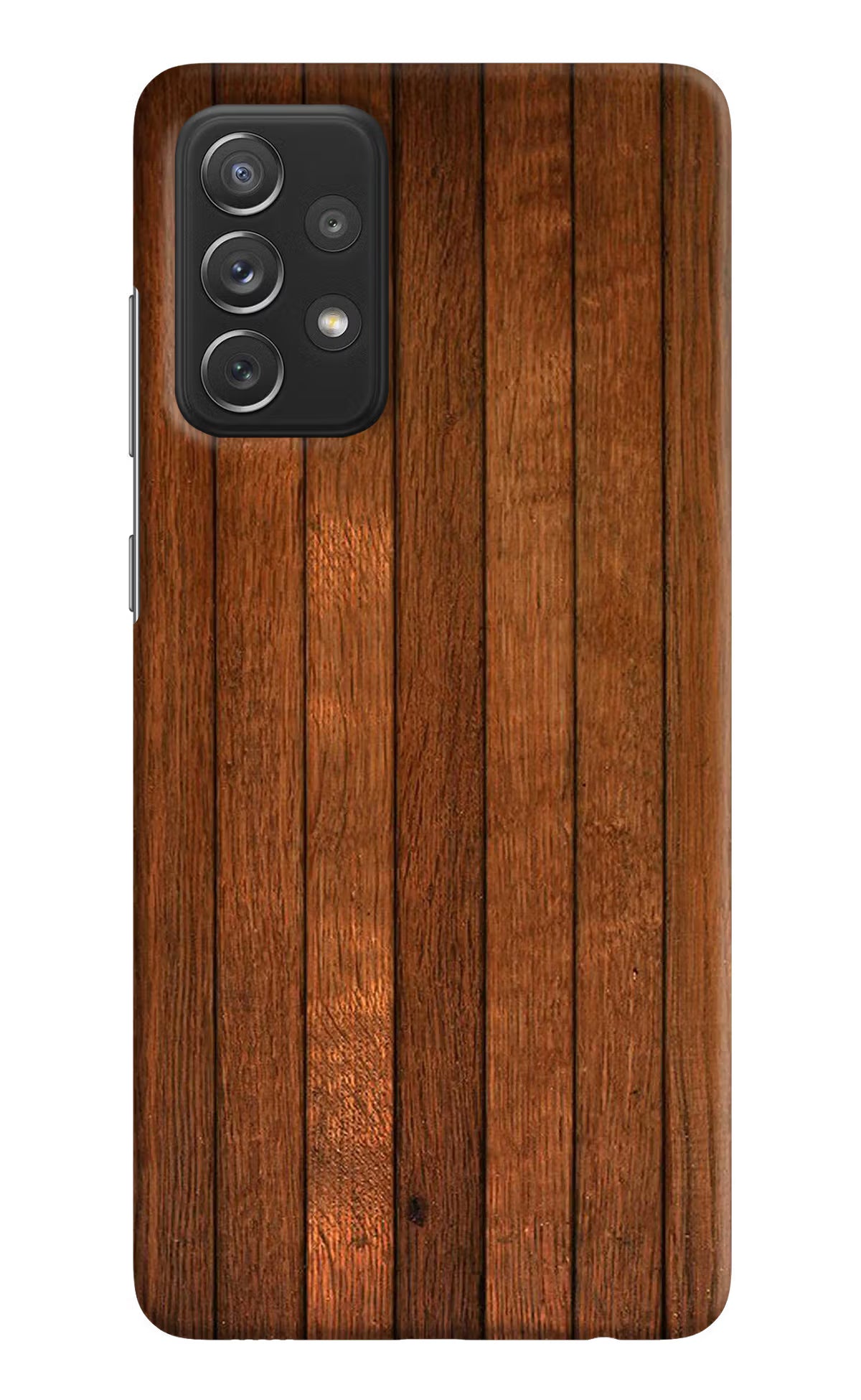 Wooden Artwork Bands Samsung A72 Hard Case Back Cover by Casekaro