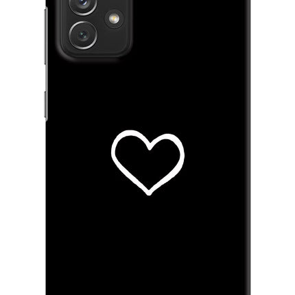 Heart Samsung A72 Hard Case Back Cover by Casekaro