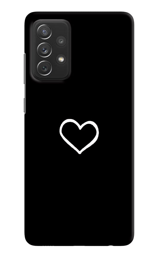 Heart Samsung A72 Hard Case Back Cover by Casekaro