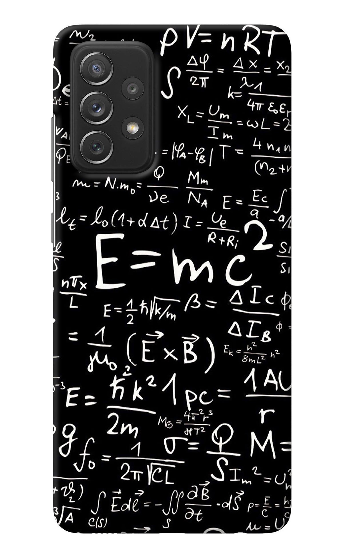 Physics Albert Einstein Formula Samsung A72 Back Cover