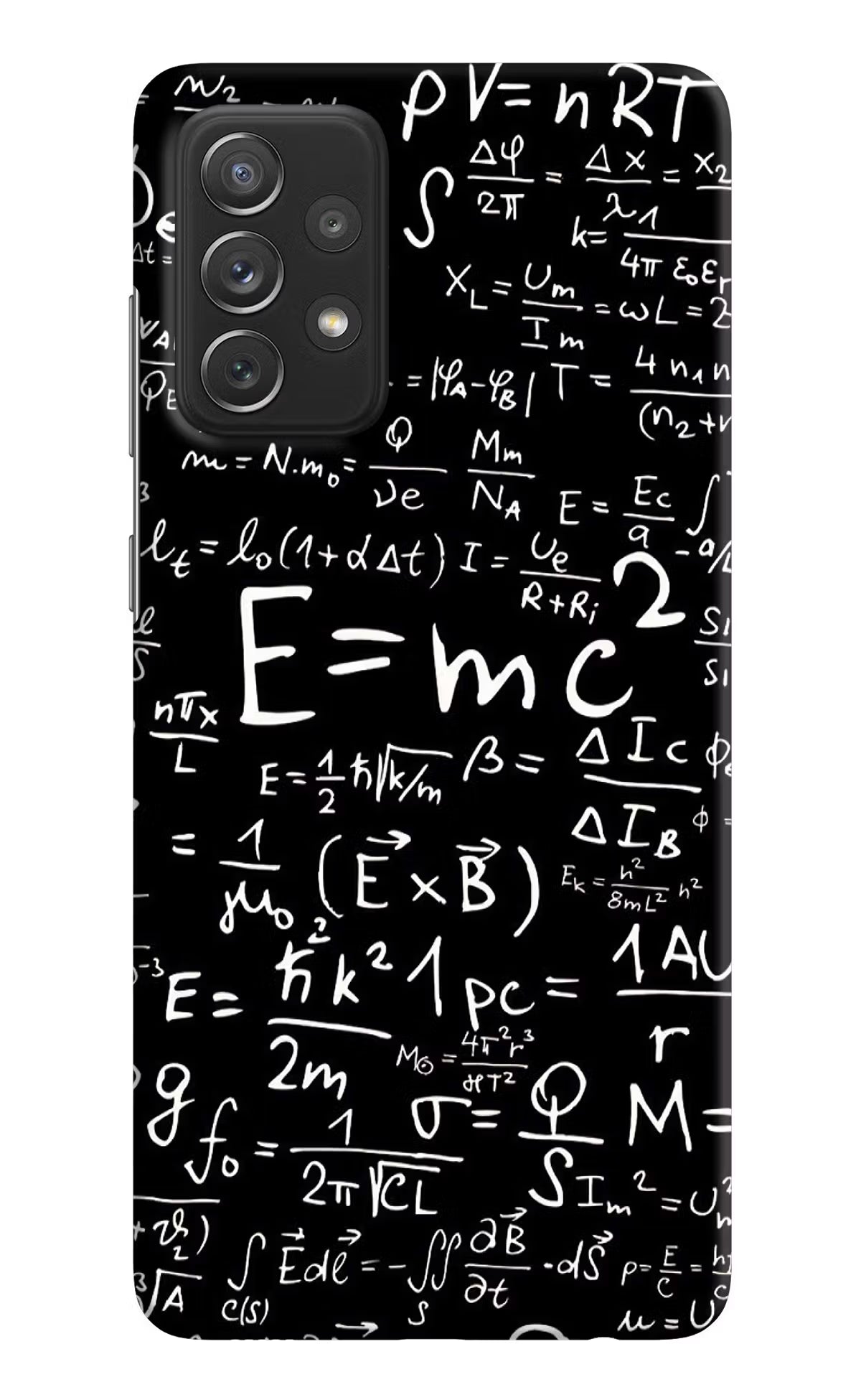 Physics Formula Samsung A72 Hard Case Back Cover by Casekaro