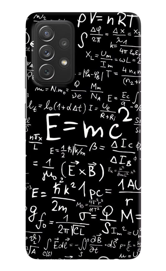 Physics Formula Samsung A72 Hard Case Back Cover by Casekaro