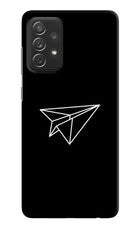 Paper Plane White Samsung A72 Hard Case Back Cover by Casekaro