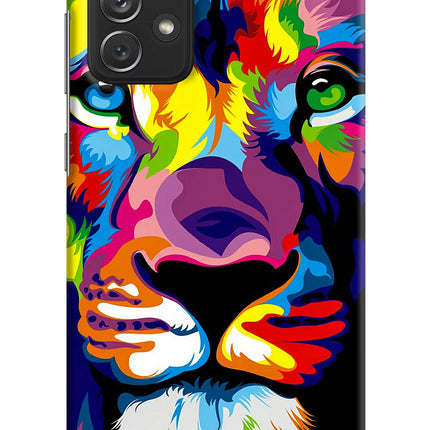 Lion Samsung A72 Hard Case Back Cover by Casekaro