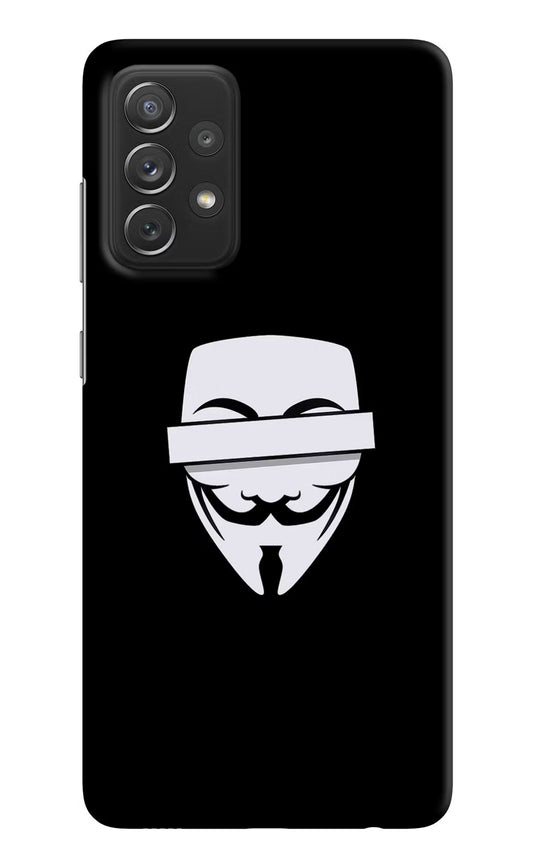 Anonymous Face Samsung A72 Hard Case Back Cover by Casekaro
