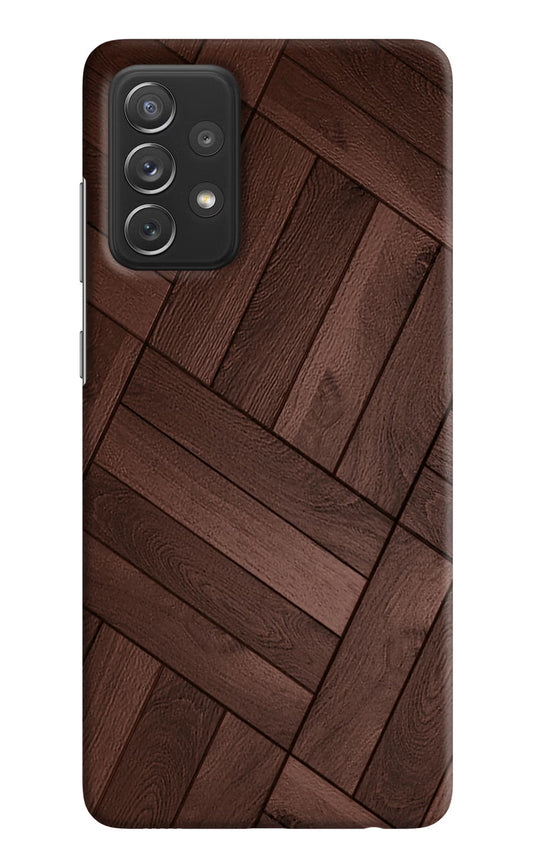 Wooden Texture Design Samsung A72 Hard Case Back Cover by Casekaro