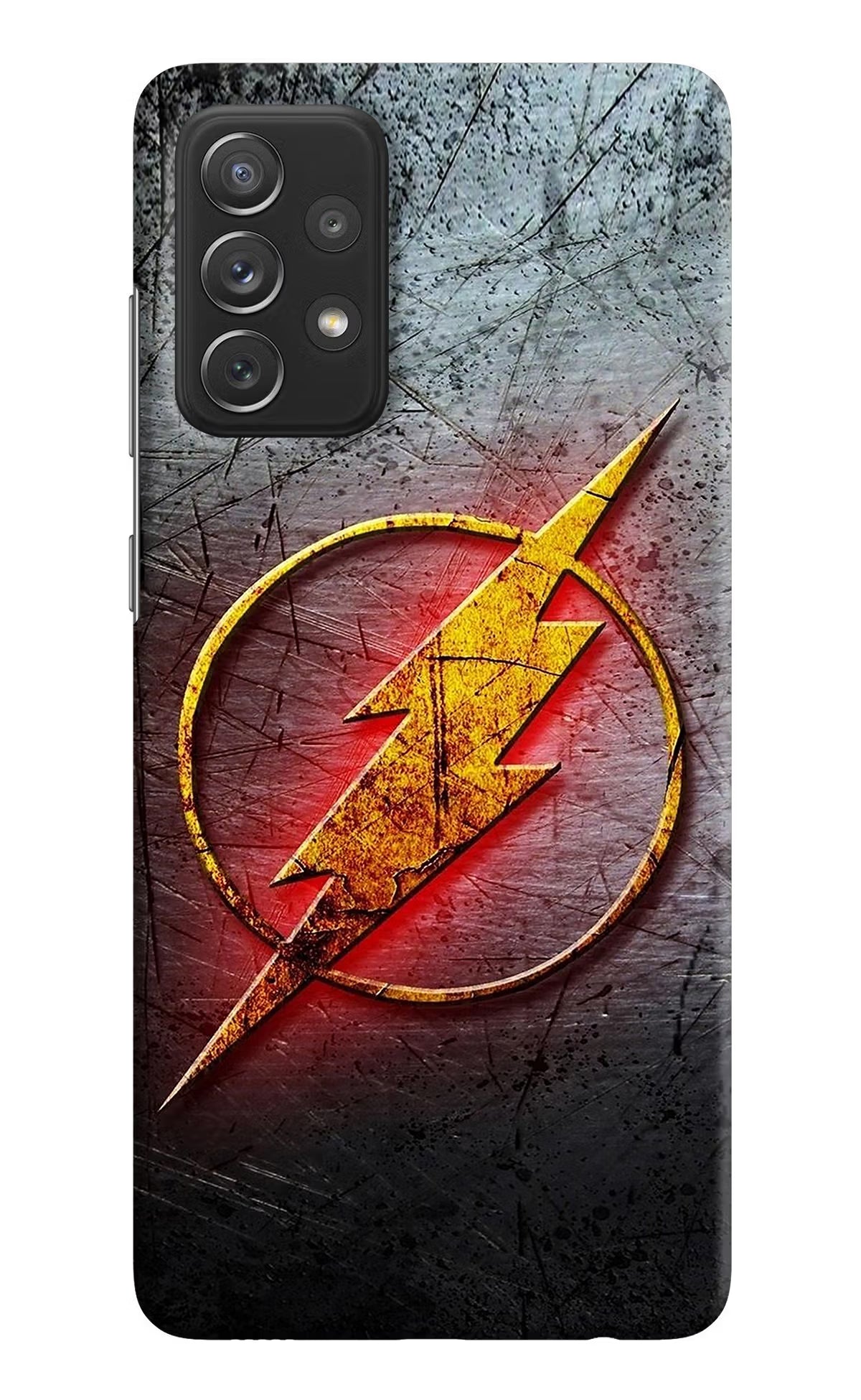 Flash Samsung A72 Hard Case Back Cover by Casekaro