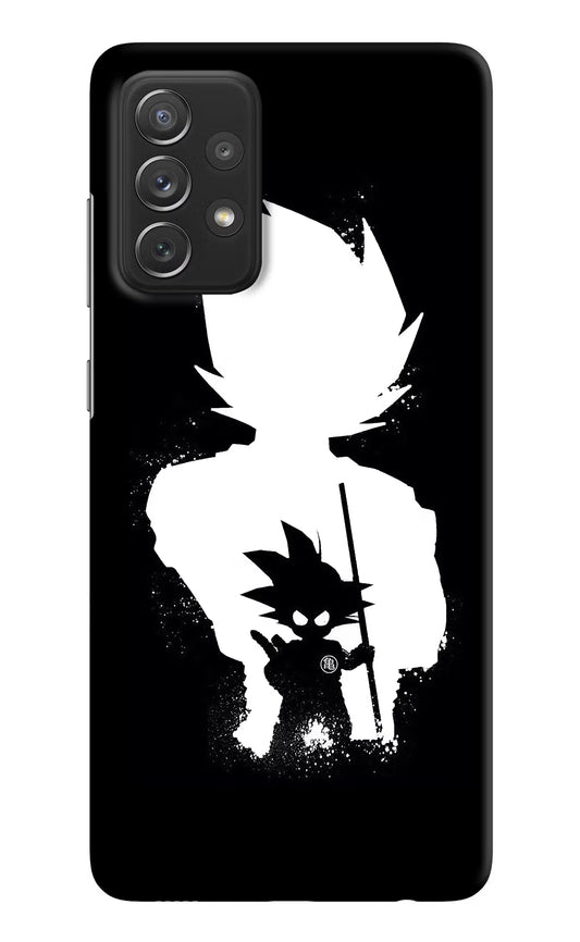 Goku Shadow Samsung A72 Hard Case Back Cover by Casekaro
