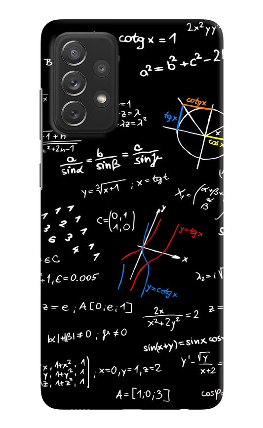 Mathematics Formula Samsung A72 Hard Case Back Cover by Casekaro