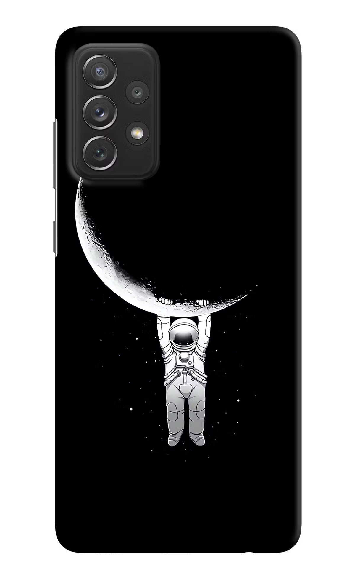 Moon Space Samsung A72 Hard Case Back Cover by Casekaro