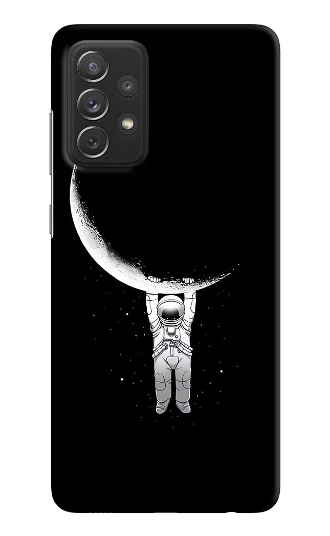 Moon Space Samsung A72 Hard Case Back Cover by Casekaro