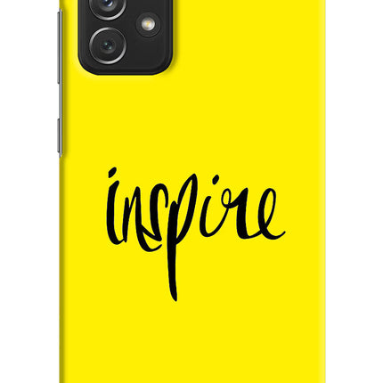 Inspire Samsung A72 Hard Case Back Cover by Casekaro