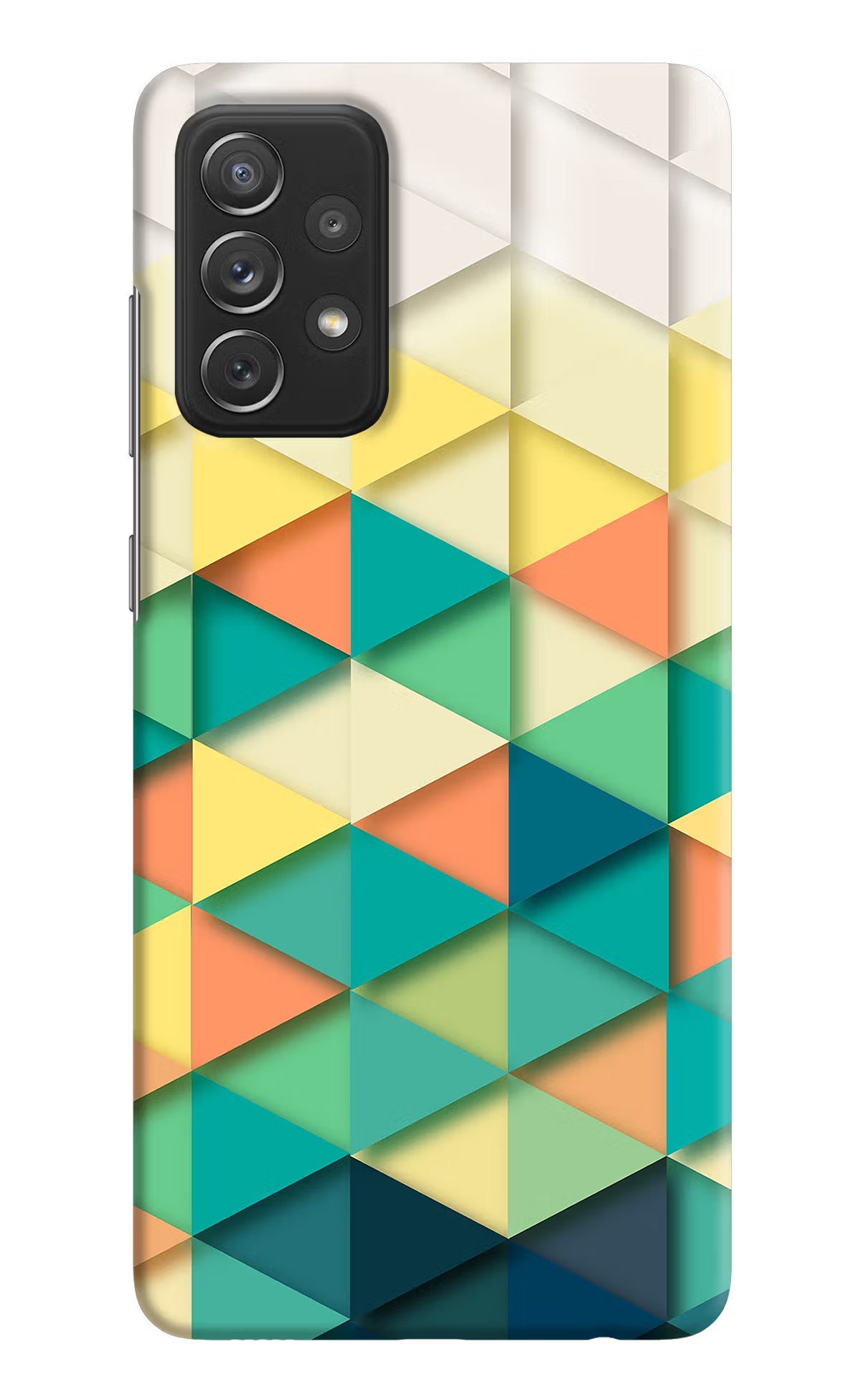 Abstract Samsung A72 Hard Case Back Cover by Casekaro