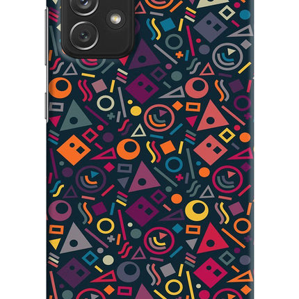 Geometric Abstract Samsung A72 Hard Case Back Cover by Casekaro