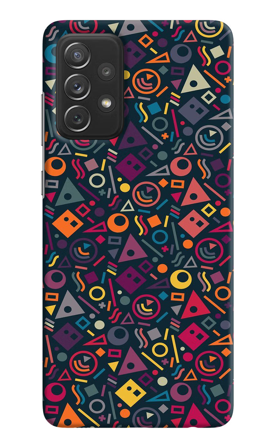 Geometric Abstract Samsung A72 Back Cover, Hard case